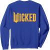 imageWicked For Good Yellow Brick Road Front And Back SweatshirtRoyal Blue