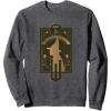 imageWicked Elphaba Thropp Floral Silhouette SweatshirtDark Heather Grey