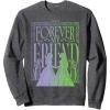 imageWicked For Good Forever My Friend Silhouettes SweatshirtDark Heather Grey