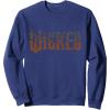 imageWicked For Good Ozian Forest Textured Logo SweatshirtNavy Blue