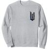 imageWicked For Good Ozian Pattern Logo Front And Back SweatshirtHeather Grey