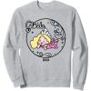 imageWicked Glinda Daydreaming Playful Cartoon Style SweatshirtHeather Grey