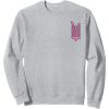 imageWicked Logo Glinda Daydreaming Playful Cartoon Style SweatshirtHeather Grey