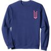 imageWicked Logo Glinda Daydreaming Playful Cartoon Style SweatshirtNavy Blue