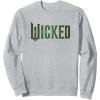 imageWicked Movie Logo Emerald Green SweatshirtHeather Grey