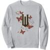 imageWicked Movie Logo W Butterfly SweatshirtHeather Grey