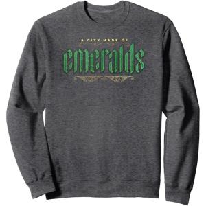 imageWicked City Made Of Emerald Front And Back SweatshirtDark Heather Grey