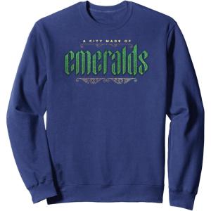 imageWicked City Made Of Emerald Front And Back SweatshirtNavy Blue