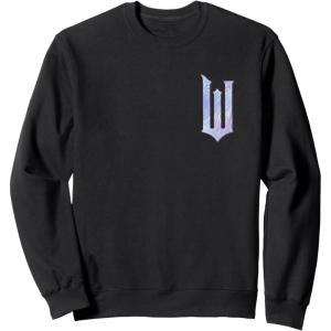 imageWicked For Good Bubble Shimmer Logo Front And Back SweatshirtBlack
