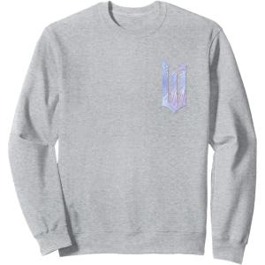 imageWicked For Good Bubble Shimmer Logo Front And Back SweatshirtHeather Grey