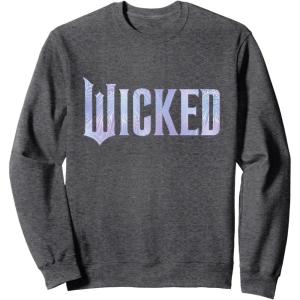 imageWicked For Good Bubble Shimmer Logo SweatshirtDark Heather Grey