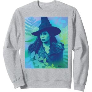 imageWicked For Good Elphaba Close Up Florals SweatshirtHeather Grey