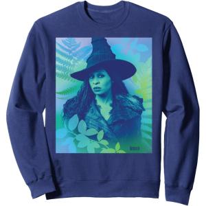 imageWicked For Good Elphaba Close Up Florals SweatshirtNavy Blue