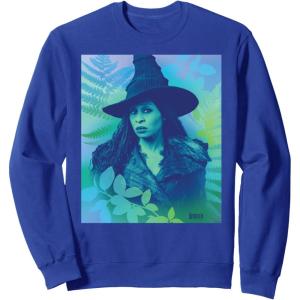 imageWicked For Good Elphaba Close Up Florals SweatshirtRoyal Blue