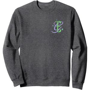 imageWicked For Good Forever My Friend Silhouettes Front ampamp Back SweatshirtDark Heather Grey