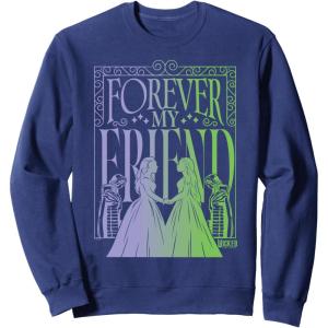 imageWicked For Good Forever My Friend Silhouettes SweatshirtNavy Blue