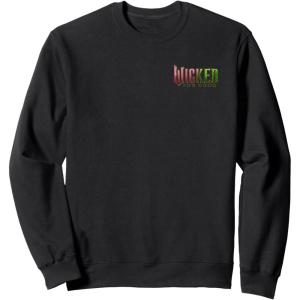 imageWicked For Good Glinda Bubble Poster Front ampamp Back SweatshirtBlack
