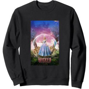 imageWicked For Good Glinda Bubble Poster SweatshirtBlack