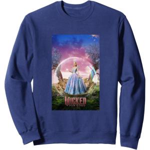 imageWicked For Good Glinda Bubble Poster SweatshirtNavy Blue