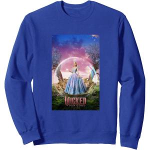 imageWicked For Good Glinda Bubble Poster SweatshirtRoyal Blue