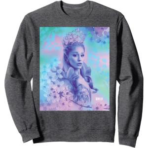 imageWicked For Good Glinda Close Up Florals SweatshirtDark Heather Grey