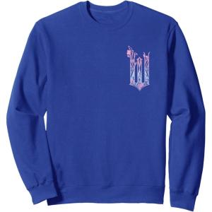 imageWicked For Good Glinda Elegant Logo Front And Back SweatshirtRoyal Blue