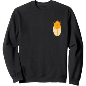 imageWicked For Good Glinda Gold Silhouette Front And Back SweatshirtBlack