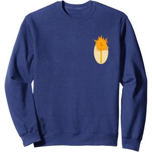 imageWicked For Good Glinda Gold Silhouette Front And Back SweatshirtNavy Blue