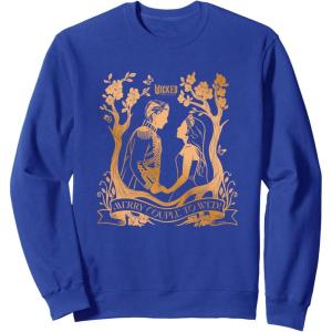 imageWicked For Good Glinda ampamp Fiyero To Wed SweatshirtRoyal Blue