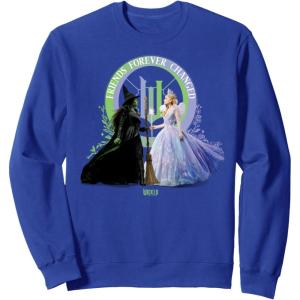 imageWicked For Good Glinda and Elphaba Friends Forever Changed SweatshirtRoyal Blue