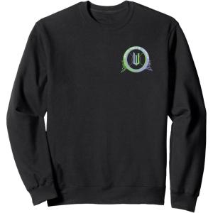 imageWicked For Good Glinda and Elphaba Friends Front ampamp Back SweatshirtBlack