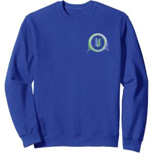 imageWicked For Good Glinda and Elphaba Friends Front ampamp Back SweatshirtRoyal Blue