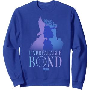 imageWicked For Good Glinda and Elphaba Unbreakable Bond SweatshirtRoyal Blue
