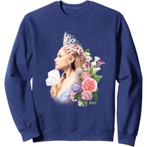 imageWicked For Good Glinda in Bloom SweatshirtNavy Blue