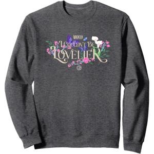 imageWicked For Good I Couldnt be Lovelier SweatshirtDark Heather Grey