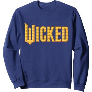 imageWicked For Good Logo Yellow Brick Road SweatshirtNavy Blue