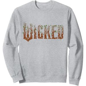 imageWicked For Good Ozian Forest Textured Logo SweatshirtHeather Grey