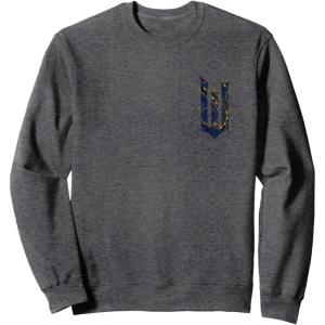 imageWicked For Good Ozian Pattern Logo Front And Back SweatshirtDark Heather Grey