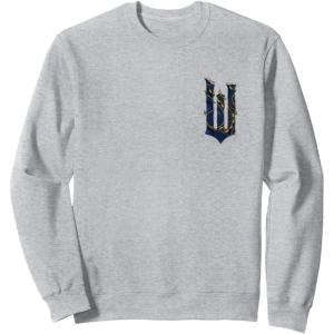 imageWicked For Good Ozian Pattern Logo Front And Back SweatshirtHeather Grey
