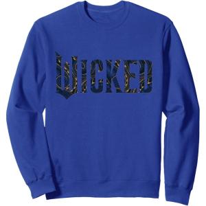 imageWicked For Good Ozian Pattern Logo SweatshirtRoyal Blue