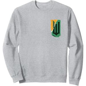 imageWicked For Good Patchwork Logo Front And Back SweatshirtHeather Grey