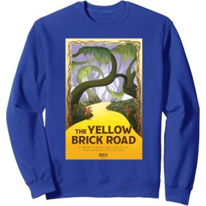 imageWicked For Good The Yellow Brick Road Journey SweatshirtRoyal Blue