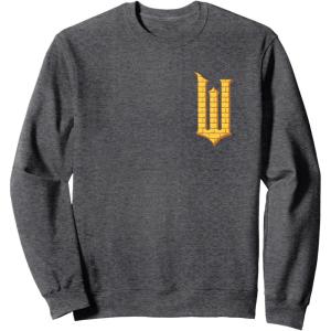 imageWicked For Good Yellow Brick Road Front And Back SweatshirtDark Heather Grey