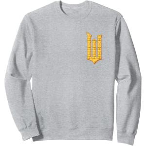 imageWicked For Good Yellow Brick Road Front And Back SweatshirtHeather Grey