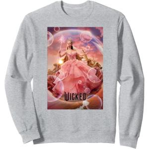 imageWicked Glinda Bubble Poster SweatshirtHeather Grey