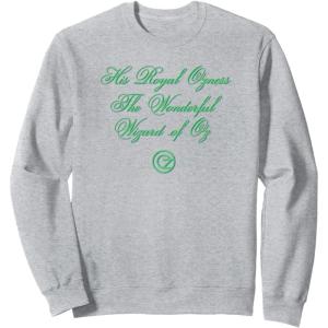 imageWicked His Royal Ozness The Wizard Front And Back SweatshirtHeather Grey