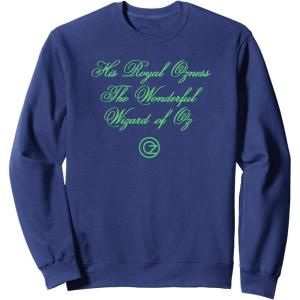 imageWicked His Royal Ozness The Wizard Front And Back SweatshirtNavy Blue