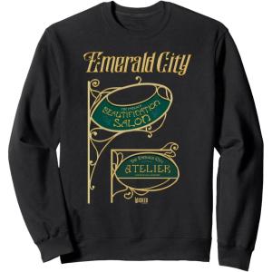 imageWicked The Emerald City Beautification Salon SweatshirtBlack
