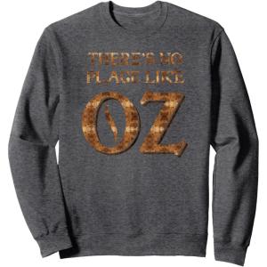 imageWicked The Wizard Theres No Place Like Oz FampampB SweatshirtDark Heather Grey