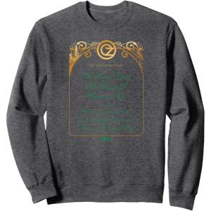 imageWicked The Wizard Welcomes You Invitation SweatshirtDark Heather Grey
